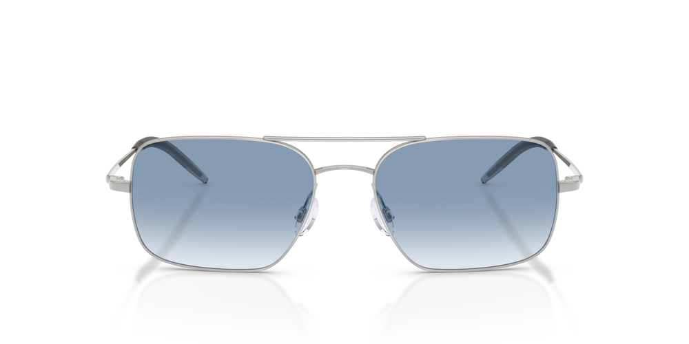 Oliver Peoples Victory II con montatura Argento e lenti  Blu - immagine 2