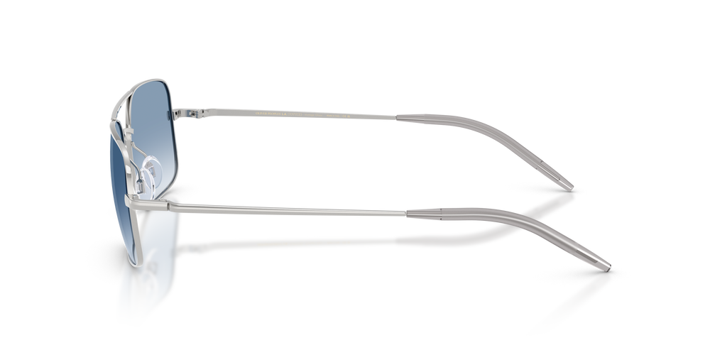 Oliver Peoples Victory II with Silver frame and Blue lenses - Image 4