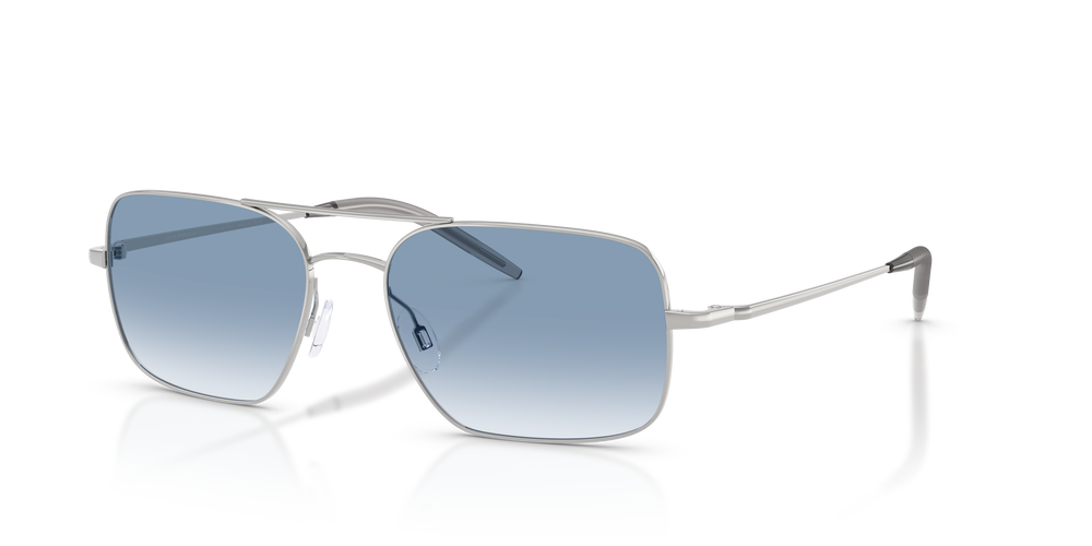 Oliver Peoples Victory II の ピューター フレームと サンドストーン