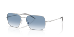 Oliver Peoples Victory II con montatura Argento e lenti  Blu - immagine 1