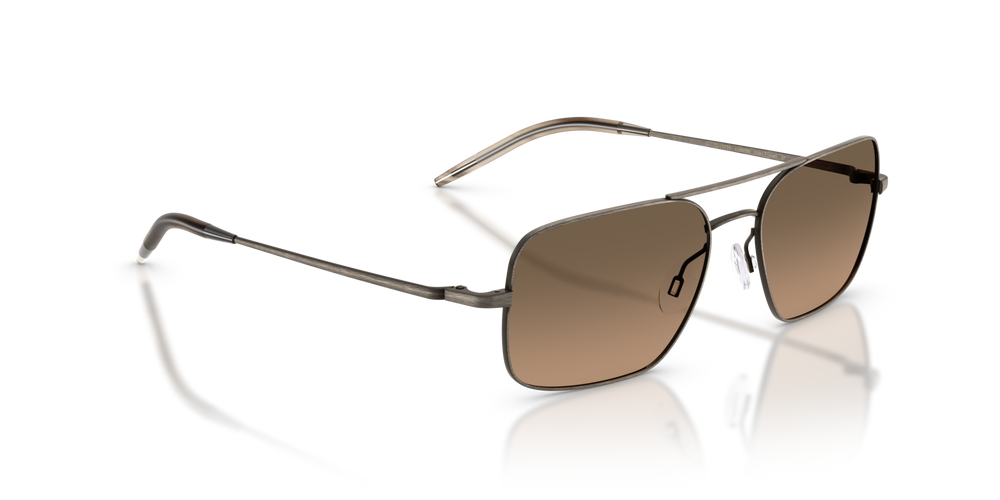 Oliver Peoples Victory II、ピューターフレーム、ブラウンレンズ - 画像 3