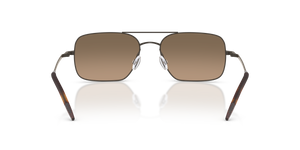 Oliver Peoples Victory II con montatura Grigio peltro e lenti  Marrone - L'immagine 5