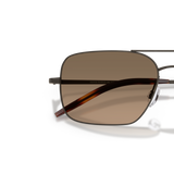 Sie Oliver Peoples Victory II mit Zinn Gestell und Braun Gläsern - Variant
