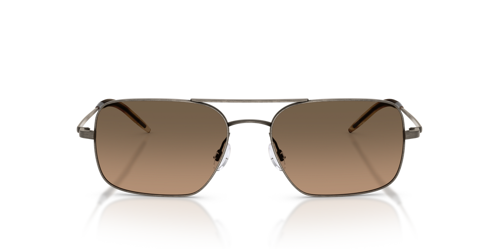 Oliver Peoples Victory II、ピューターフレーム、ブラウンレンズ - 画像 2