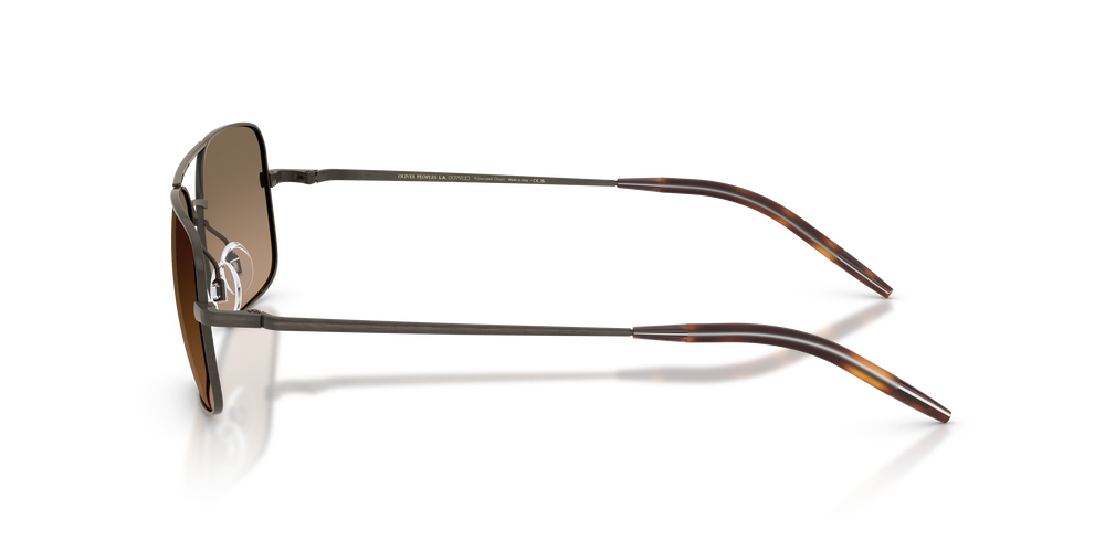 Oliver Peoples Victory II con montatura Grigio peltro e lenti  Marrone - L'immagine 4
