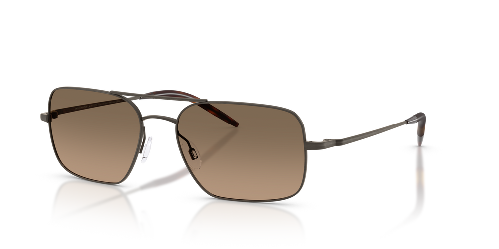 Sie Oliver Peoples Victory II mit Zinn Gestell und Braun Gläsern - bild 4