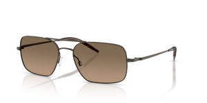 Oliver Peoples Victory II con montatura Grigio peltro e lenti  Marrone - L'immagine 1