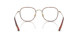 Oliver Peoples Mehr mit Gold/Dunkles Mahagoni Gestell - Das Bild 5