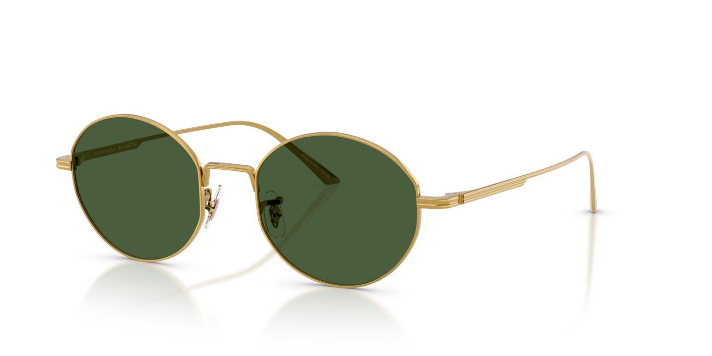 Oliver Peoples 1994C、ゴールドフレーム、グリーンレンズ - 画像 ノーズパッド