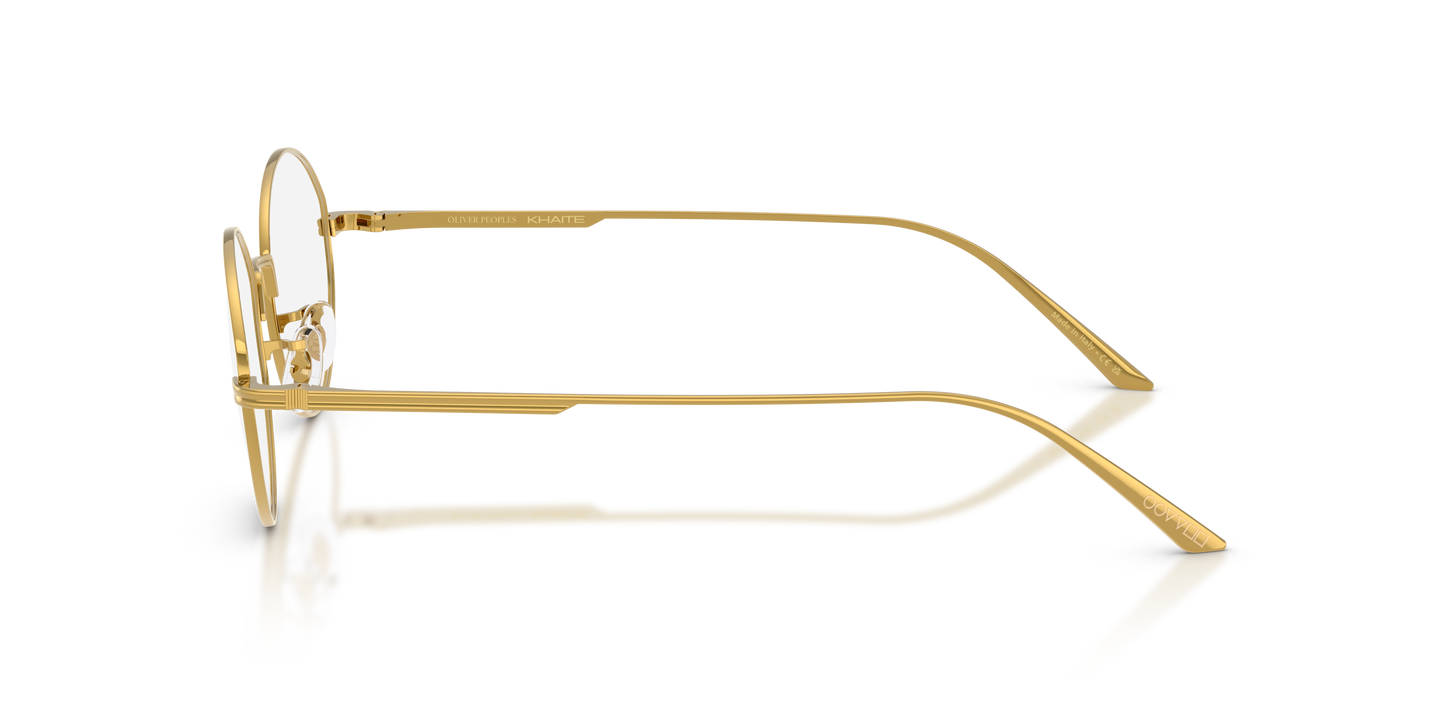 Oliver Peoples 1994C with Gold frame and Clear Blue-Violet Light