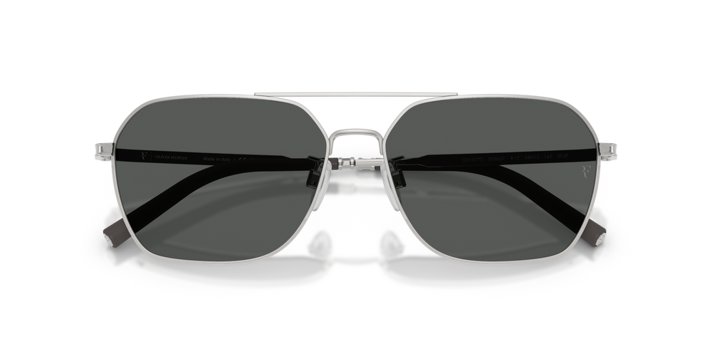 Oliver Peoples R-17 con montatura Argento e lenti  Grigio - immagine 6
