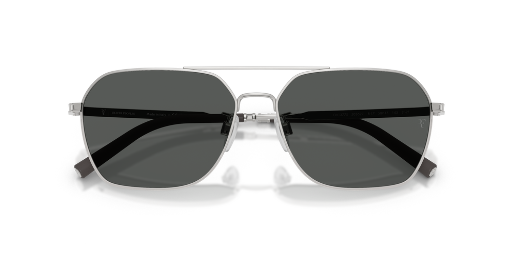 Sie Oliver Peoples R-17 mit Silber Gestell und Grau Gläsern - Bild 6