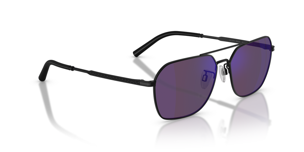 Sie Oliver Peoples R-17 mit Matt Schwarz Gestell und Violett Gläsern - Bild 3