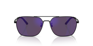 Sie Oliver Peoples R-17 mit Matt Schwarz Gestell und Violett Gläsern - Bild 2