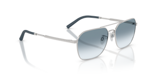Oliver Peoples R-17 with Brushed Silver frame and Blue lenses - image 3