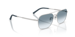 Oliver Peoples R-17 con montatura Argento Spazzolato e lenti  Blue - L'immagine 3