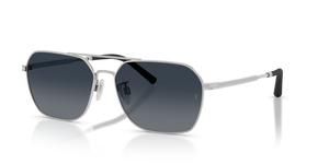 Oliver Peoples R-17 with Brushed Silver frame and Blue lenses - image 7