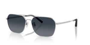 Oliver Peoples R-17 con montatura Argento Spazzolato e lenti  Blue - L'immagine 7