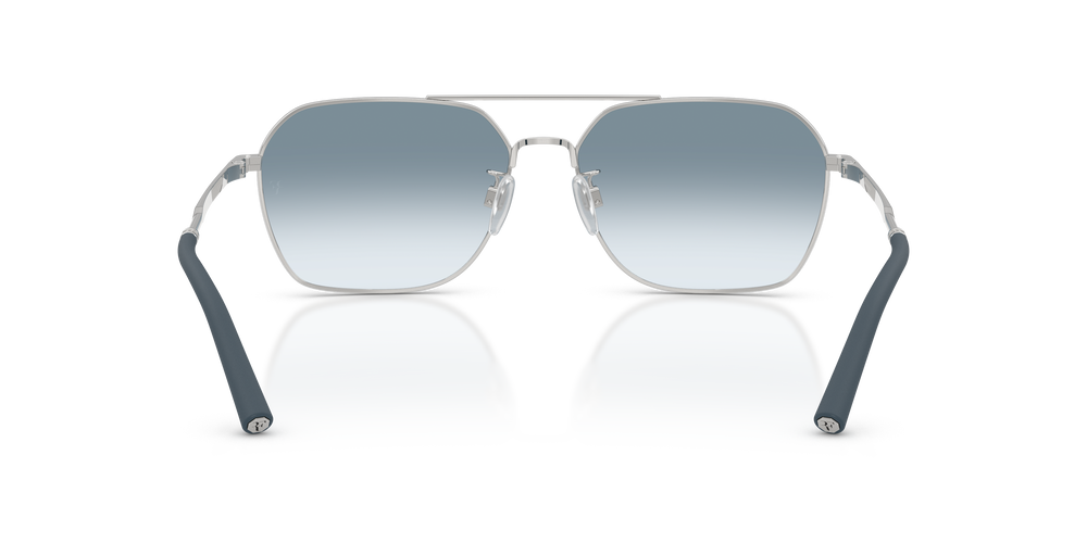 Oliver Peoples R-17 con montatura Argento Spazzolato e lenti  Blue - L'immagine 5