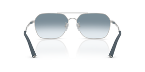 Oliver Peoples R-17 con montatura Argento Spazzolato e lenti  Blue - L'immagine 5
