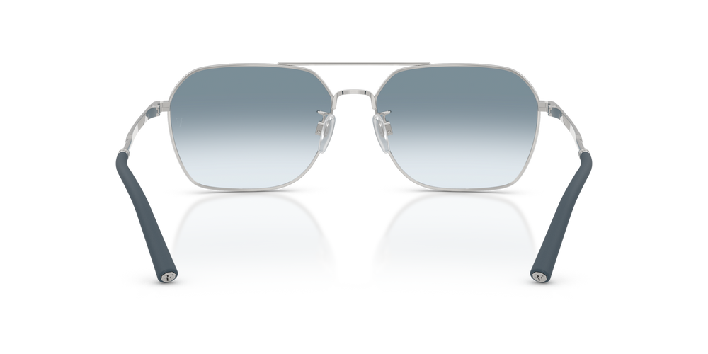 Oliver Peoples R-17 with Brushed Silver frame and Blue lenses - image 5