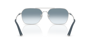 Oliver Peoples R-17 with Brushed Silver frame and Blue lenses - image 5