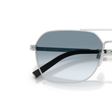 Oliver Peoples R-17 con montatura Argento Spazzolato e lenti  Blue - Variant