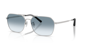 Oliver Peoples R-17 with Brushed Silver frame and Blue lenses - image 1