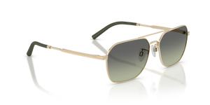 Oliver Peoples R-17 con montatura Oro Spazzolato e lenti  Verde - L'immagine 3