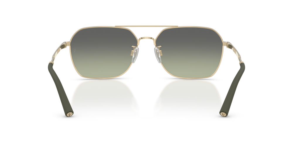 Oliver Peoples R-17 with Brushed Gold frame and Green lenses - image 5