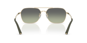 Oliver Peoples R-17 with Brushed Gold frame and Green lenses - image 5
