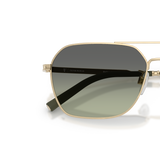 Oliver Peoples R-17 con montatura Oro Spazzolato e lenti  Verde - Variant