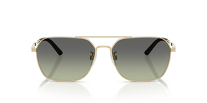 Oliver Peoples R-17 with Brushed Gold frame and Green lenses - image 2