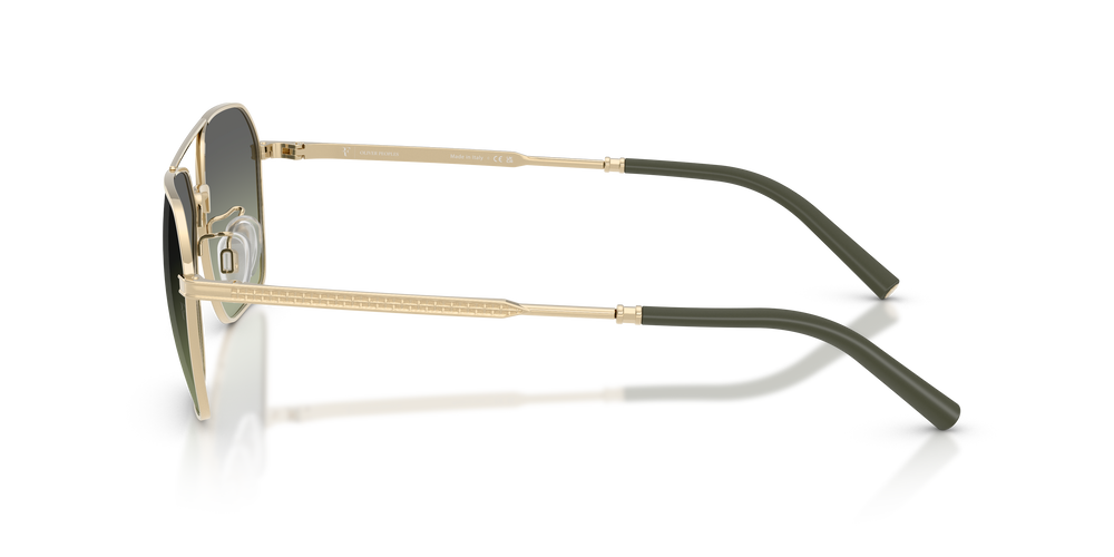 Oliver Peoples R-17 con montatura Oro Spazzolato e lenti  Verde - L'immagine 4