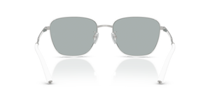 Oliver Peoples R-18 con montatura Bianco/Argento e lenti  Grigio - L'immagine 5