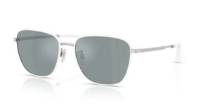 Oliver Peoples R-18 con montatura Bianco/Argento e lenti  Grigio - immagine 1
