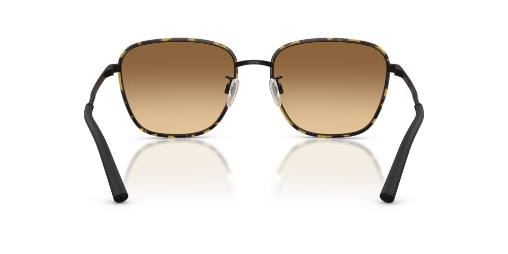 ダーククレンズ Oliver Peoples R-18 with Black/DTBK frame and Saddle Gradient Wash
