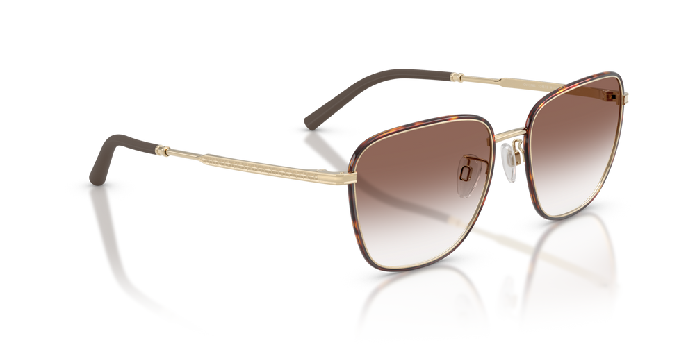 Oliver Peoples R-18 con montura Dorado satinado / Caoba oscuro y lentes Marrón - imagen 3