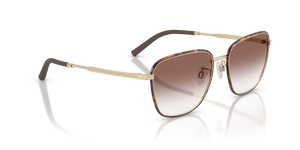 Oliver Peoples R-18 con montura Dorado satinado / Caoba oscuro y lentes Marrón - imagen 3