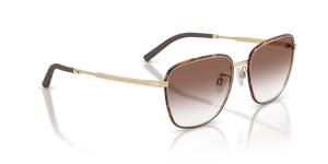 Oliver Peoples R-18 with ブラッシュゴールド/ダークマホガニー frame and ブラウン lenses - 画像3