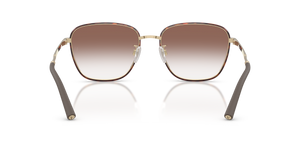 Oliver Peoples R-18 con montura Dorado satinado / Caoba oscuro y lentes Marrón - imagen 5