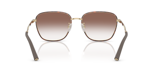 Oliver Peoples R-18 with ブラッシュゴールド/ダークマホガニー frame and ブラウン lenses - 画像5