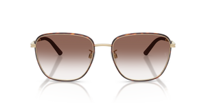 Oliver Peoples R-18 con montura Dorado satinado / Caoba oscuro y lentes Marrón - imagen 2