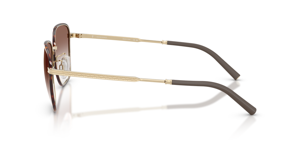 Oliver Peoples R-18 with ブラッシュゴールド/ダークマホガニー frame and ブラウン lenses - 画像4