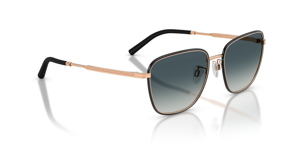 Sie Oliver Peoples R-18 mit Schwarz/Rotgold Gestell und Grau Gläsern - Bild 3