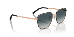 Sie Oliver Peoples R-18 mit Schwarz/Rotgold Gestell und Grau Gläsern - Bild 3