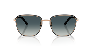 Sie Oliver Peoples R-18 mit Schwarz/Rotgold Gestell und Grau Gläsern - Bild 2