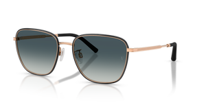Sie Oliver Peoples R-18 mit Schwarz/Rotgold Gestell und Grau Gläsern - Bild 1