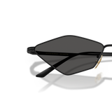 Sie Oliver Peoples 2001C mit Matt Schwarz Gestell und Grau Gläsern - Variant