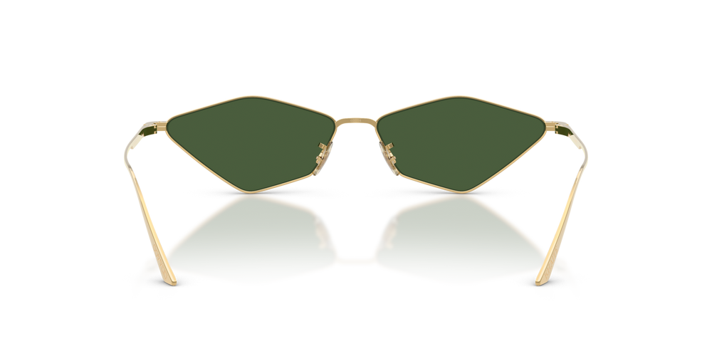 Sie Oliver Peoples 2001C mit Gold Gestell und Grün Gläsern - bild 5